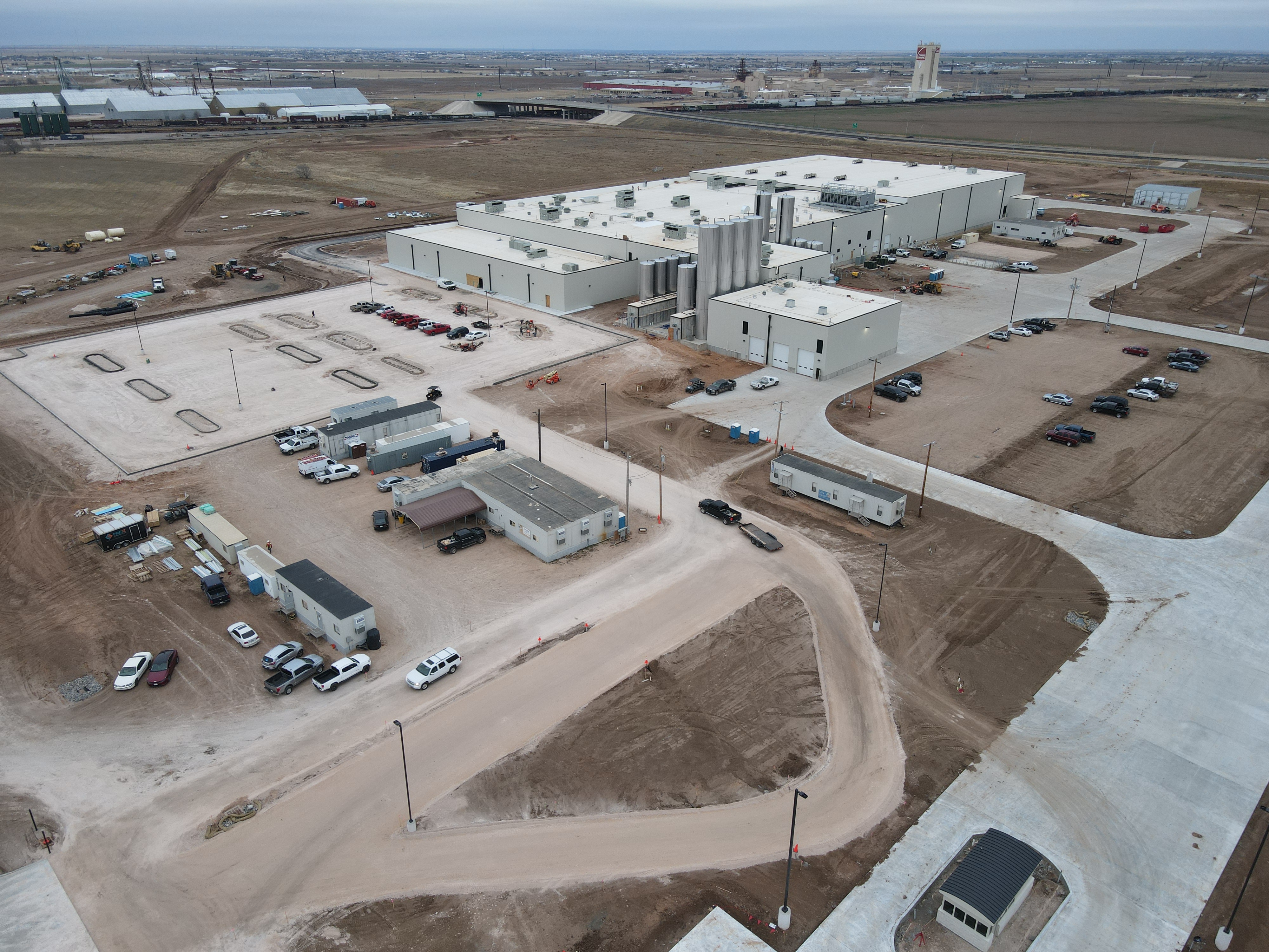 Late construction — aerial