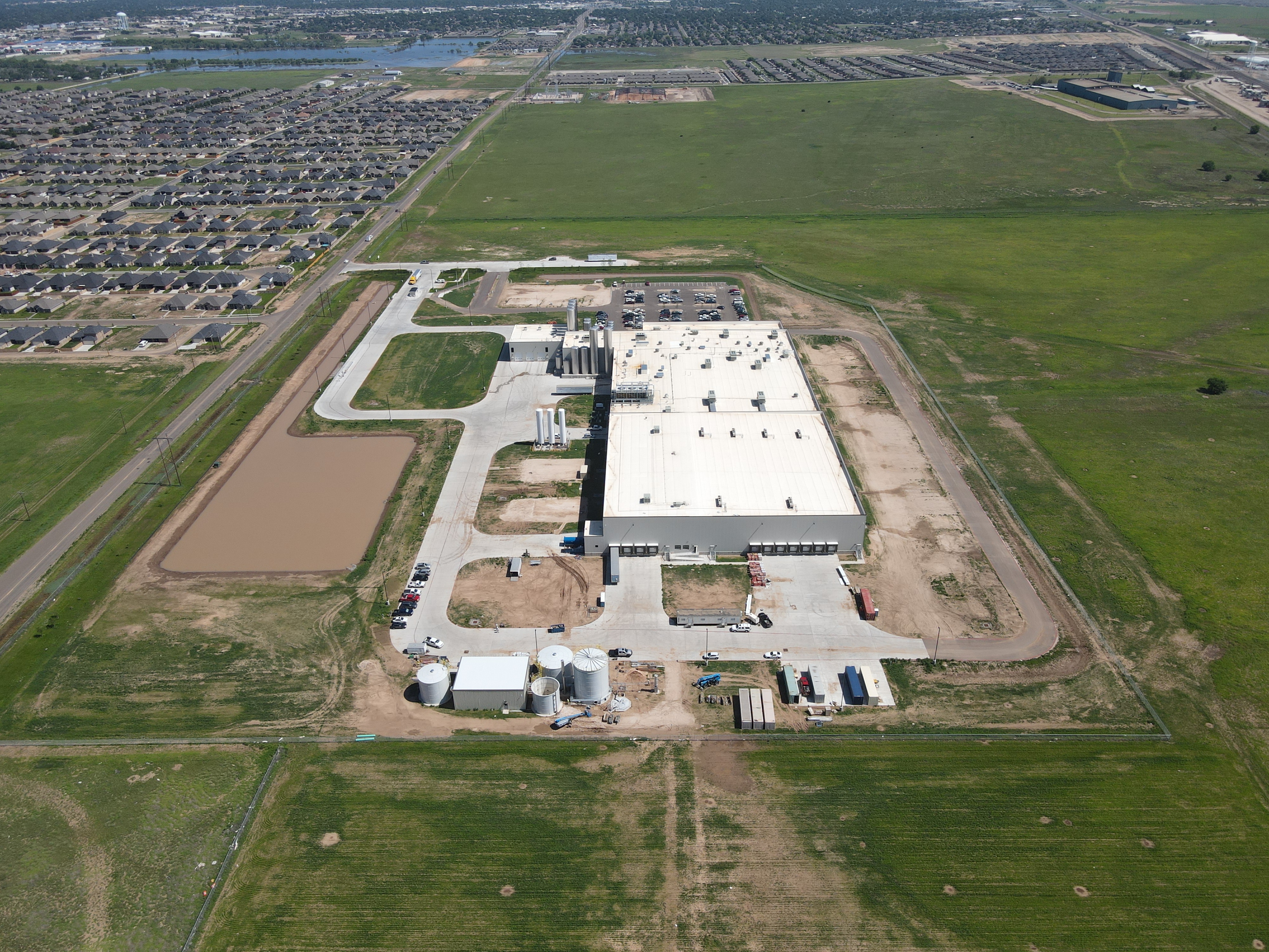 Completed facility — south aerial