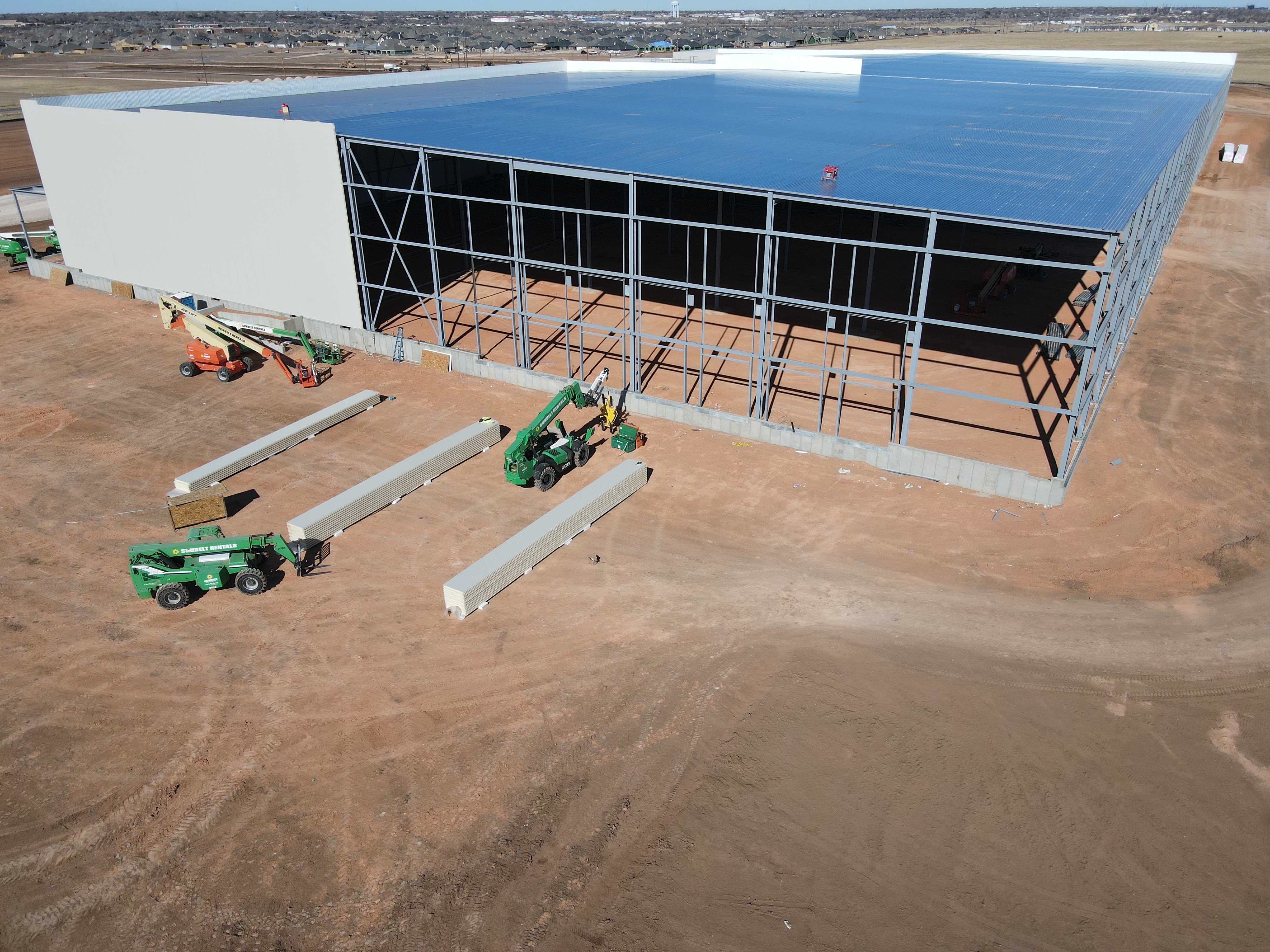 SE corner — early construction