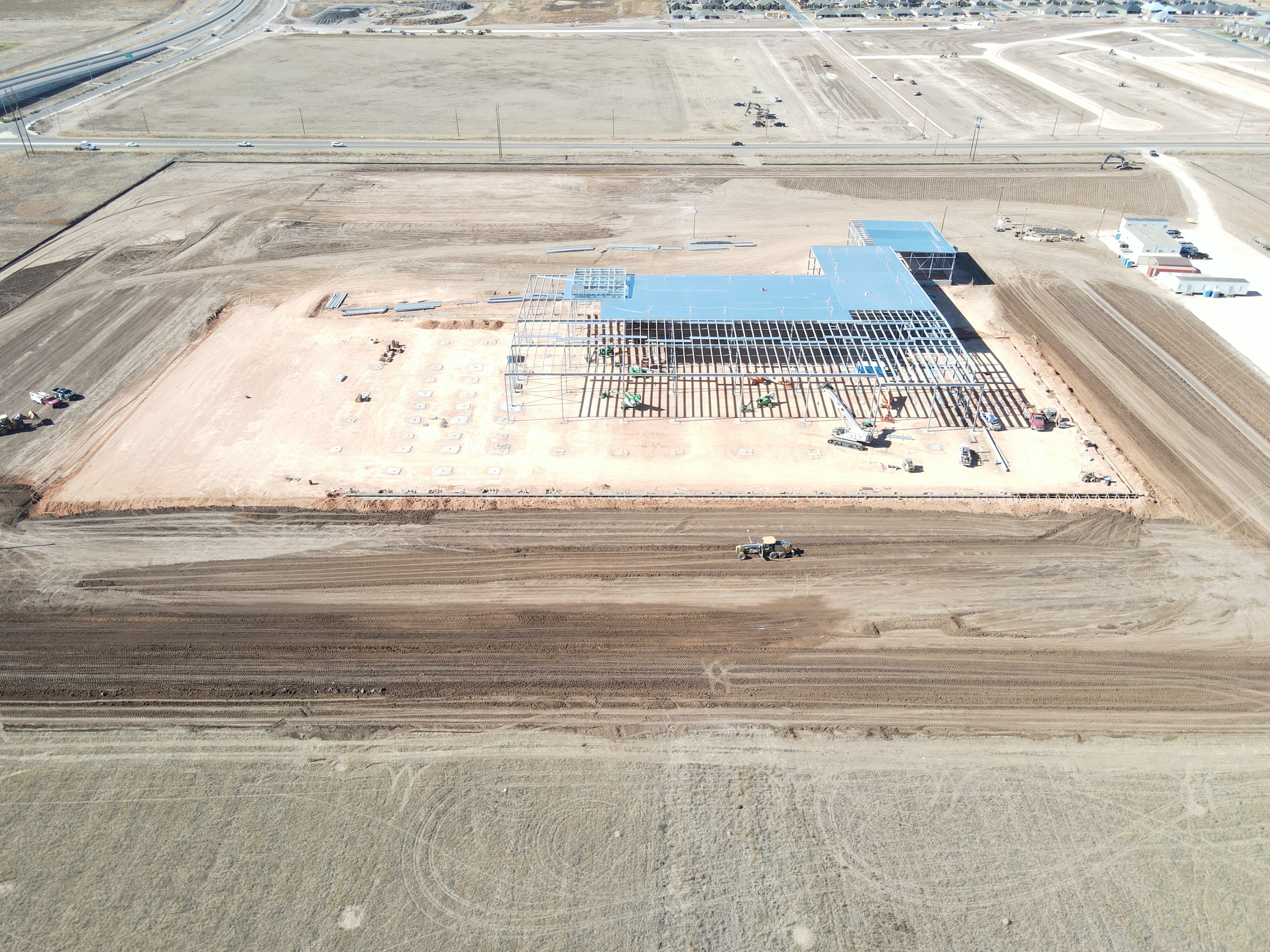 West side — construction