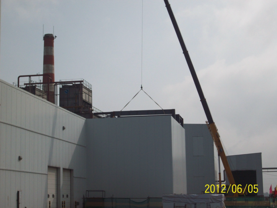 Cooling tower steel and lift